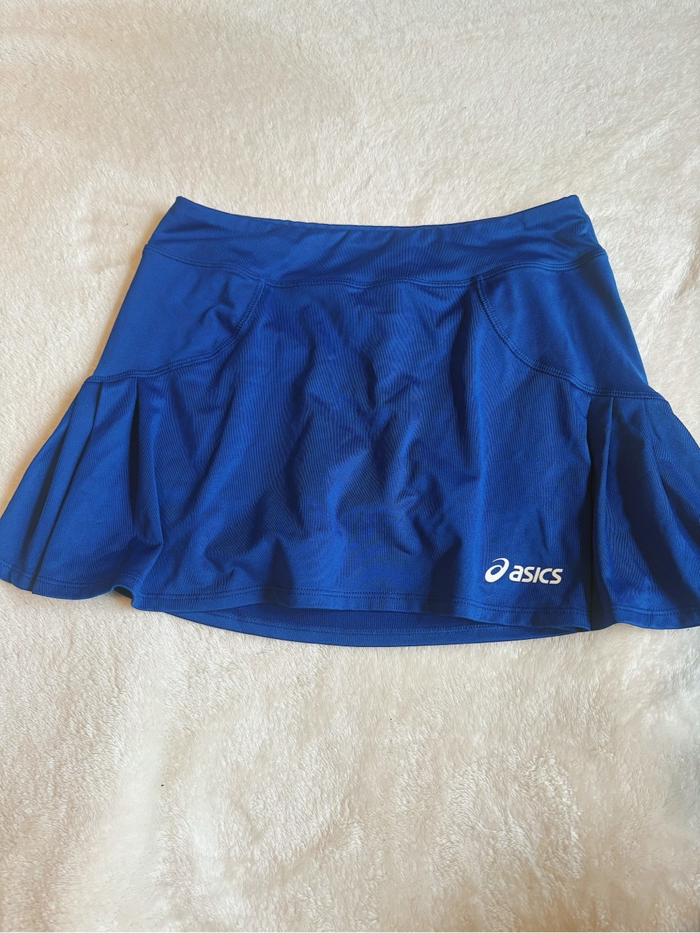 Asics Royal Blue Athletic Skirt with Flared Hem